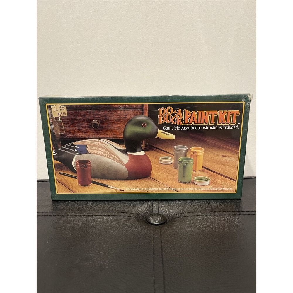 1983 Stoney Point Decoys Do a Duck Paint Kit Wooden Duck Kit #1900